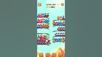 BIRD SORT 2 COLOR PUZZLE GAME🐦      LEVEL 304