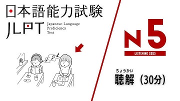 JLPT N5 Listening Practice Test with answers 2025.