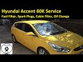 Hyundai Accent 60K Service | Fuel Filter, Spark Plugs, Cabin Filter, Oil Change