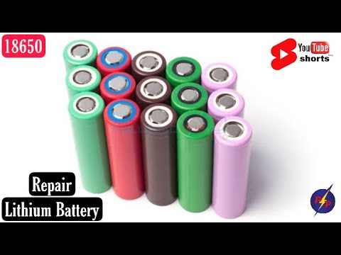 How to repair battery cell at home Repair lithium battery dead battery repair  shorts