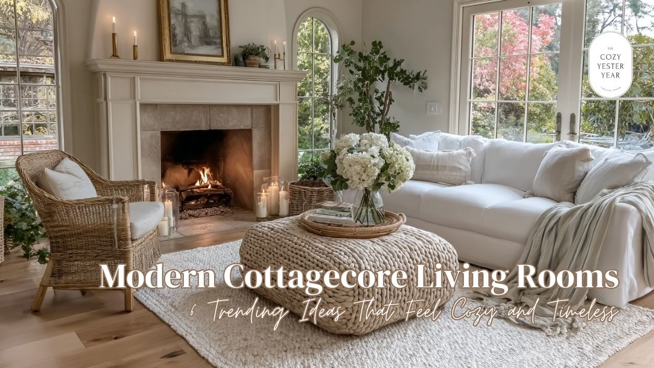 Modern Cottagecore Living Rooms: 7 Trending Ideas That Feel Cozy and ...