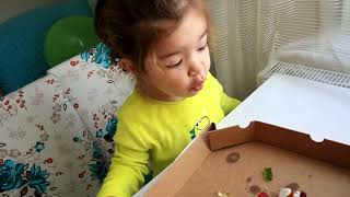 Pizza Siparişi Verdik Buğlem'in Kutusundan Çıkan Pizza jelibon Pizza !!