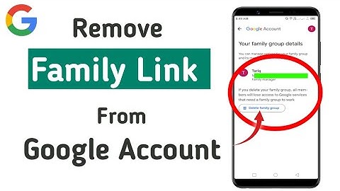 How To Remove Family Link From Google Account 2024 (New update)
