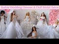 BARBIE WEDDING DRESS BRIDAL GOWN REVIEW AND DOLL BRIDAL SALON DIORAMA BARBIE WEDDING DRESS BRIDAL GOWN REVIEW AND DOLL BRIDAL SALON DIORAMA