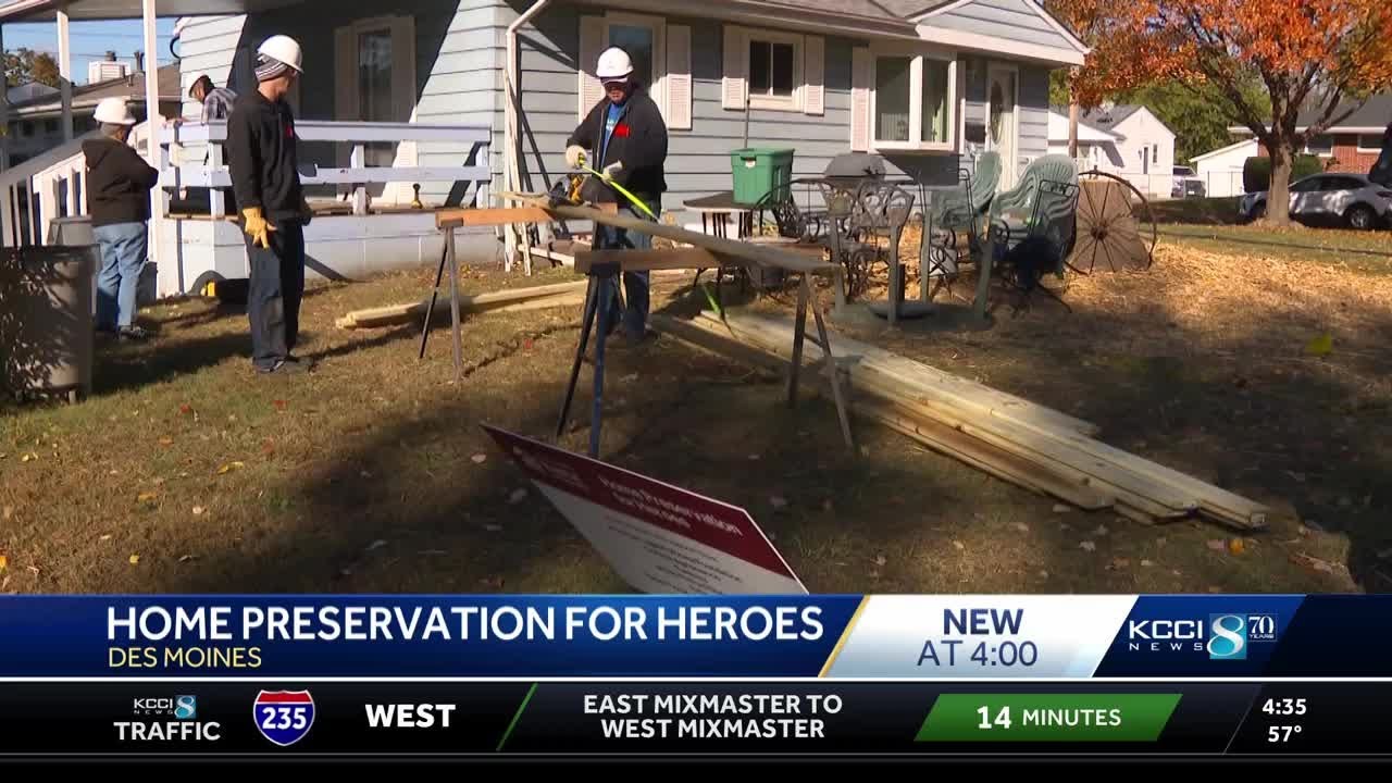 Habitat for Humanity aids veterans with home repairs in Des Moines