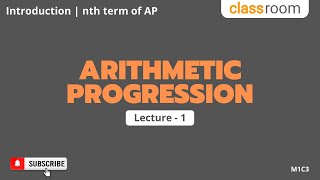 M1C3 Arithmetic Progression Lec-1 | Class 10 SSC | Maharashtra Board | Salman Sir