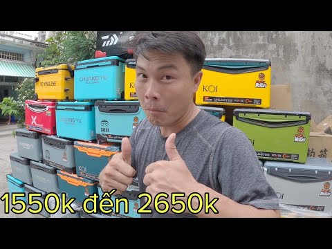 Video ✅ Thùng câu đài về đủ loại | Đồ câu cá Sài Gòn rẻ |... - youtube