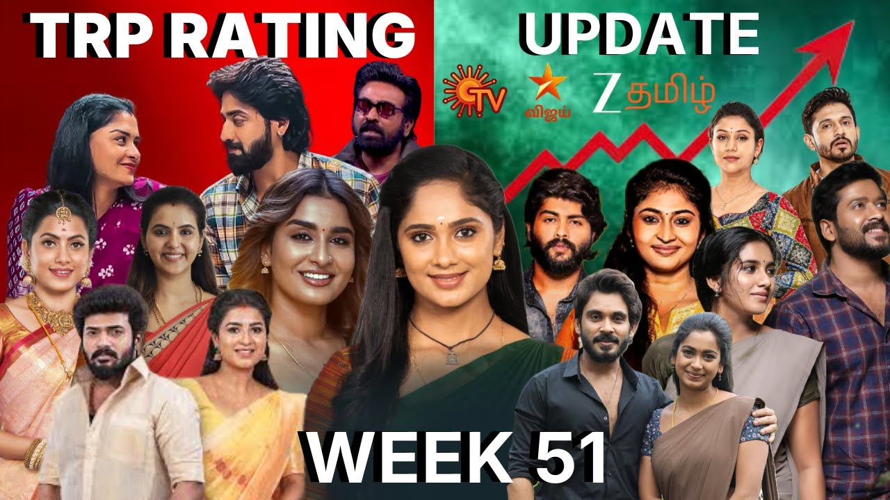 Week 51 tamil serials trp rating update 
