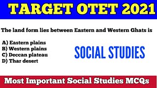 Target Otet Exam 2021  Most Important Social Studies Mcqs  By Cine Tv Odisha 
