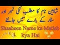 Shaheen Name Meaning in Urdu ,  islamic Boys Name , Islamic Girls Name ,  lucky Number, Name Stone