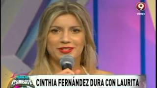 Cinthia Fernández Dura Con Laurita 11-12-2015