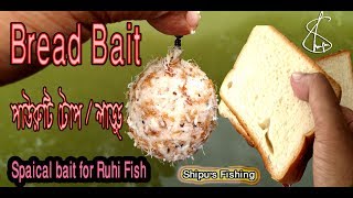 Bread bait পাউরুটি টোপ Carp fish bait Ruhi fish bait Catla fish bait Simple Carp bait