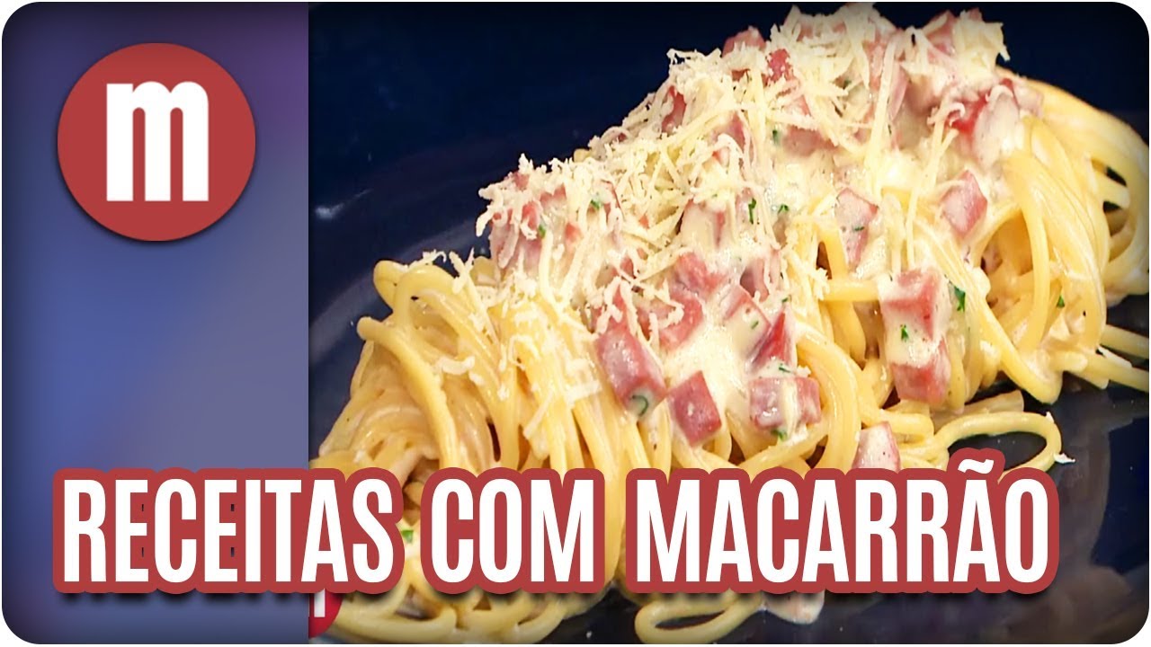 Receitas com macarrão - Mulheres (25/10/17)