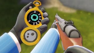 TF2 spy has a rifle and 3 hands...