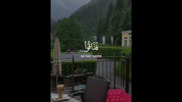 ألم يأتكم نبأ الذين كفروا من قبل فذاقوا وبال أمرهم ولهم عذاب أليم |سورة التغابن | القارئ صلاح الباجي
