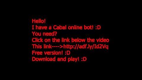 Cabal online bot