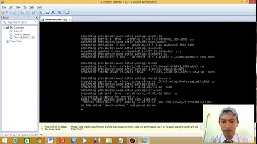 Konfigurasi Debian 7 di VMware