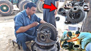 How To Repair Differential GEAR of A  Hino Truck 🚚 Rebuild Hino Truck Broken Rear Differential