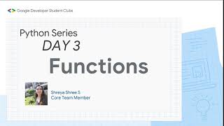 Python Essentials - Session 3