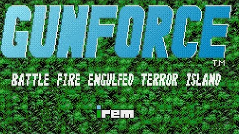 GunForce (SNES) Playthrough longplay video game