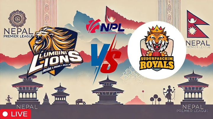 LUMBINI LIONS VS SUDURPASCHIM ROYALS || Siddhartha Bank Nepal Premier League Powered by Ncell ||