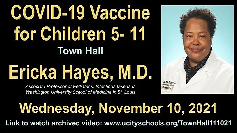 Town Hall with Ericka Hayes, M.D. - Nov. 10, 2021