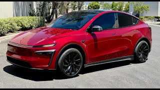 2026+ | Model Y Juniper Refreshed Foglight Canards:Eyelids 1 Pair Real Molded Carbon Fiber