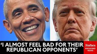 'They're Pretending Like They've Never Heard Of The Guy': Obama Mocks Republicans Parting From Trump