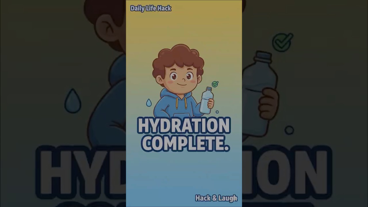 Bottle closed !Hydration complete ✅ Part 3
