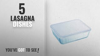 Top 10 Lasagna Dishes 2018 Pyrex Rectangular Dish With Plastic Lid, 2.6L