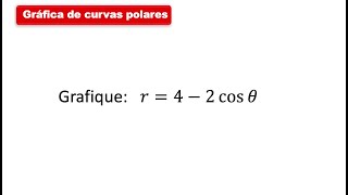 Polar curve graph 02 Limaçon