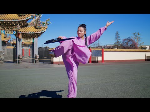 太極劔 黃龍角 42式太極拳完整示范#黄冬梅太極拳教室 興味のある方はぜひ一度見学に来