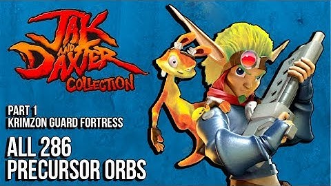 Jak And Daxter 2: Renegade (PS4 HD) - ALL 286 PRECURSOR ORBS - Part 1 Krimzon Guard Fortress