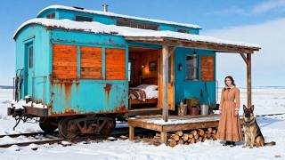 20Widow Hid Her Bedroom Inside a Railcar — Then the Worst Blizzard Made It Her Only Shelter