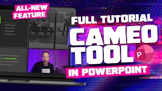 Show YOUR CAMERA inside the SLIDES | 😱 FULL POWERPOINT CAMEO TUTORIAL 🚀