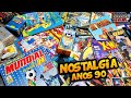 NOSTALGIA Revirando o Baú com ÁLBUNS DE FIGURINHAS e outras velharias dos ANOS 90!