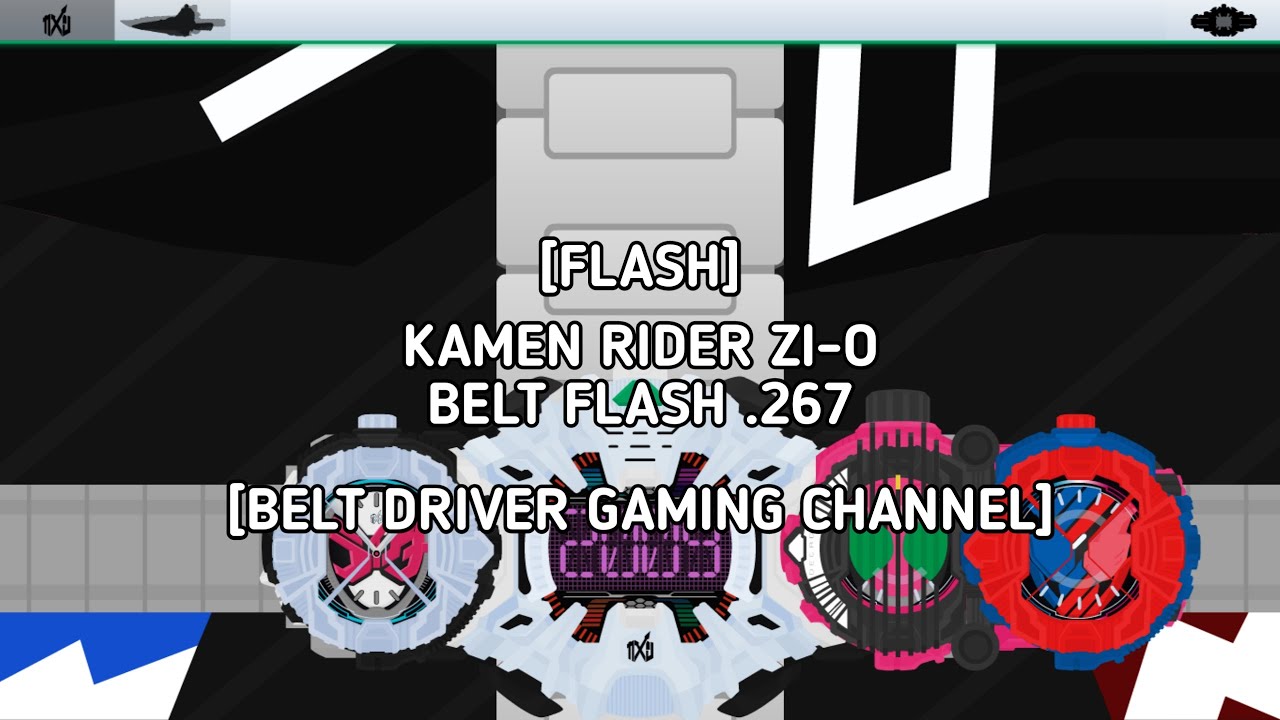 Kamen Rider ZiO Flash Belt .267 New Update YouTube