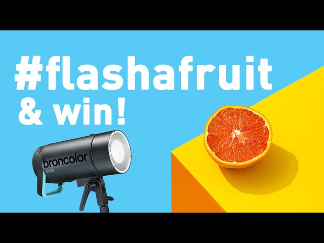 ブロンカラー機材で #flashafruit の撮影に挑戦！【アガイ商事