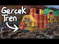 Zombi Salgınında Gerçek Trenlerle Hayatta Kalmak! (Minecraft Hardcore)