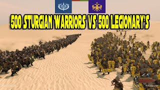 500 Sturgian Veteran Warriors vs 500 Empire Legionary's Battle Test Mount & Blade 2: Bannerlord