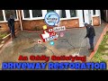 An oddly satisfying block paving restoration job, HOW TO CLEAN A DRIVEWAY TO LOOK LIKE NEW