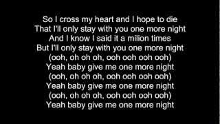 Maroon5 - One More Night With Lyrics