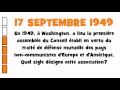 CEST ARRIVÉ LE 17 SEPTEMBRE 1949