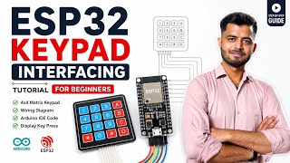 ESP32 Keypad Interfacing Tutorial | 4x4 Matrix Keypad with ESP32 (Beginner's Guide)