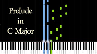 Prelude in C Major - J.S. Bach [Piano Tutorial] (Synthesia)
