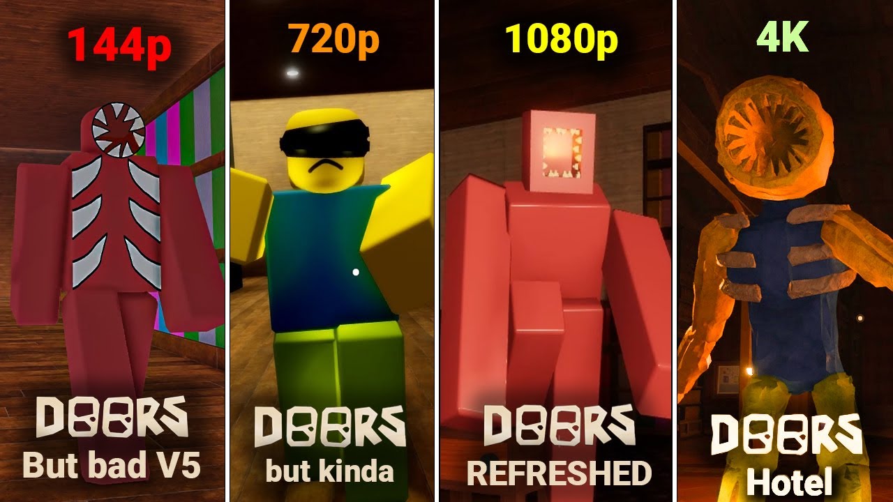 [ROBLOX] Original Doors vs Doors Bad REFRESHED vs Doors But Kinda vs