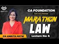 CA FOUNDATION | LAW MARATHON LECTURE 4 | FOR JUNE 23 | BY CA ANKITA PATNI