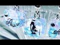 UVResin レジン ❄️アイスキューブペンギンのピアス