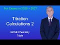 GCSE Chemistry Revision "Titration Calculations 2" (Triple)