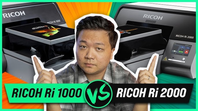 Impresión directa a prenda en 3 sencillos pasos con la impresora textil  Ricoh Ri1000